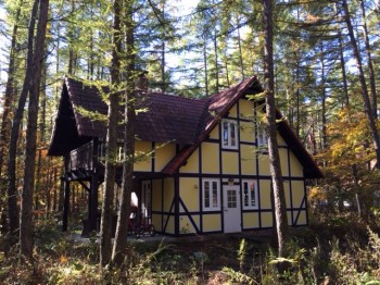 可愛いドイツ風の住宅